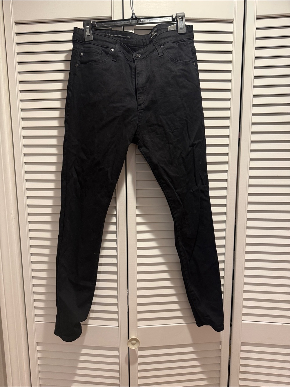 AG Adriano Goldschmied Black Stevie Jeans
